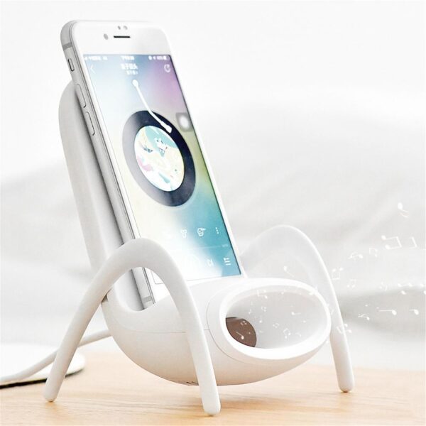 Portable Mini Chair Wireless Charger Desk Mobile Phone Holder Wireless Charger 10W Fast Charge Special Gift - Image 8