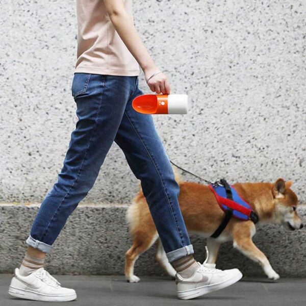 Pet Drinking Cup Pet Water Bottle Convenient Easy To Use Splash-Proof Splash-Proof One-Key Lock ABS Standard - Image 8