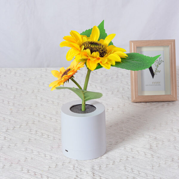 Rechargeable Sunflower Led Simulation Night Light Table Lamp Simulation Flowers Decorative Desk Lamp For Resturaunt Hotel Wedding Gift - Image 10